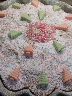 Una foto de Cake nevado para Navidad