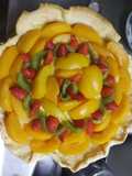 Tarta frutal con pastelera