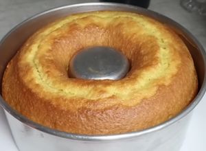Foto de Bolo de Laranja com Casca de Liquidificador