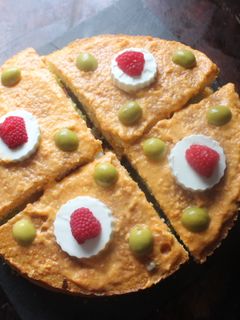 Una foto de Pastel de jamón, mortadela y queso
