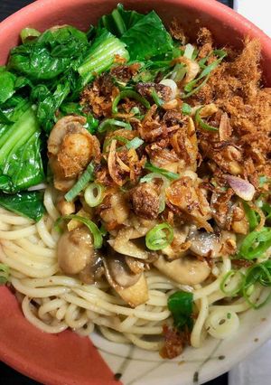 Foto resep Mi pangsit, jamur kecap