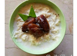 Foto resep Menu Buka Puasa : Bubur Kurma Saudi