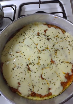 Una foto de Pizza de zucchini