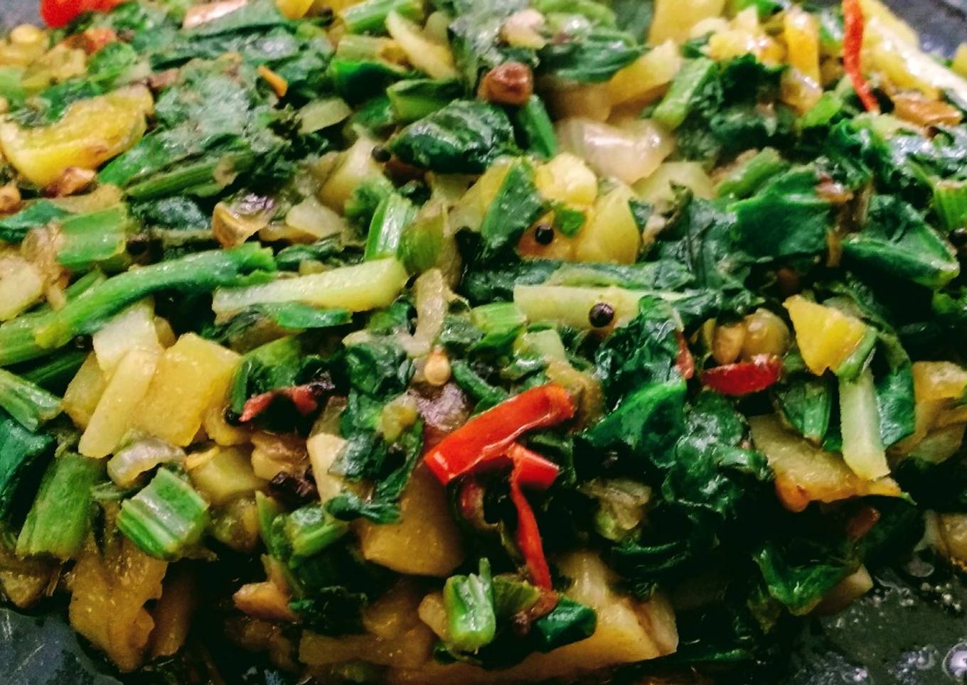 Saag and veggies