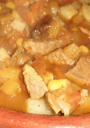Una foto de Ragú de cerdo al curry
