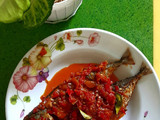 Ikan kembung sambal acan