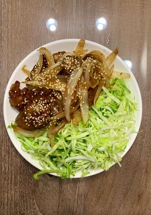 薑燒豬肉 的食譜成品照片
