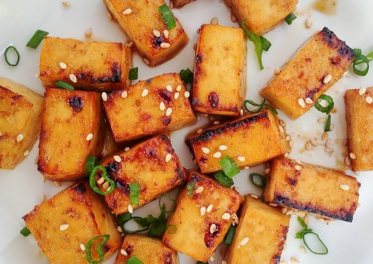 Simple Way to Prepare Any-night-of-the-week Marinated Korean BBQ Tofu