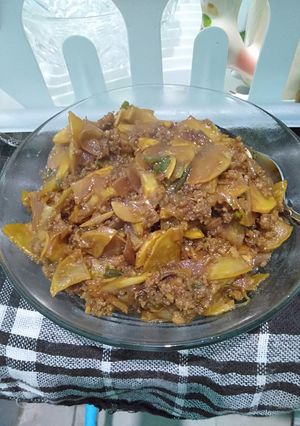 Foto resep Tumis daging cincang dan kentang