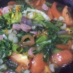 Sauté mix vegetables A picture of Sauté mix vegetables.