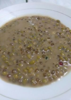 Foto resep Bubur kacang ijo + sagu mutiara