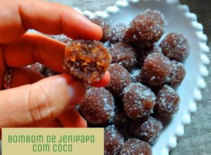 Foto de Bombom de jenipapo com coco