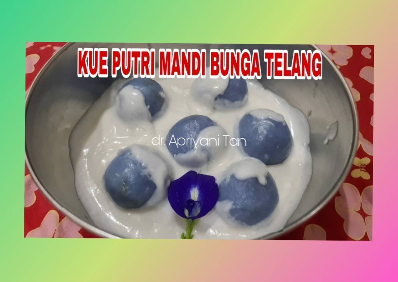 Kue Putri Mandi Bunga Telang