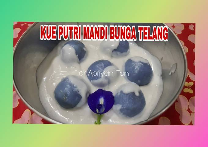 Kue Putri Mandi Bunga Telang