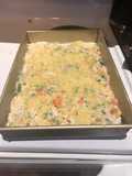 White sauce cheesy chicken casserole