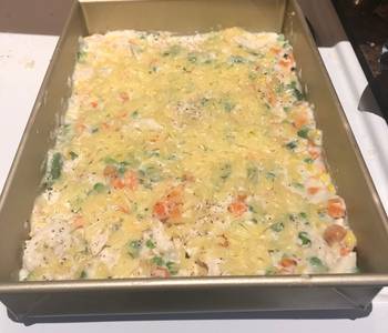 Unique Recipe White sauce cheesy chicken casserole Delicious Nutritious
