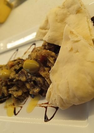 Una foto de Melitzanosalata /Ensalada griega