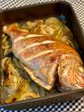 Pargo rosado al cava