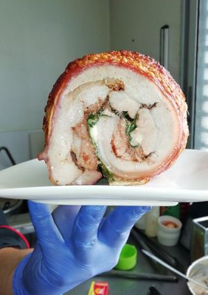 Una foto de Roll de cerdo