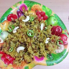 A picture of Poha pulav.