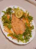 Trota salmonata al cognac