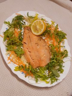 Foto di Trota salmonata al cognac