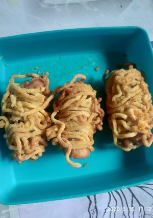 Foto resep Sosis mie gulung (tanpa telur)