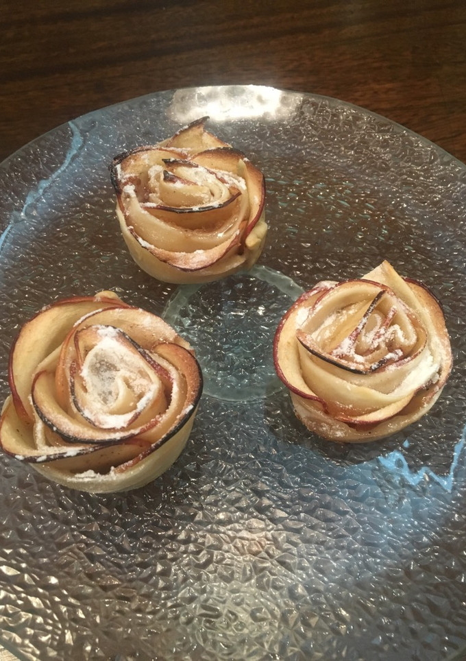 Una foto de Flores de manzana y canela