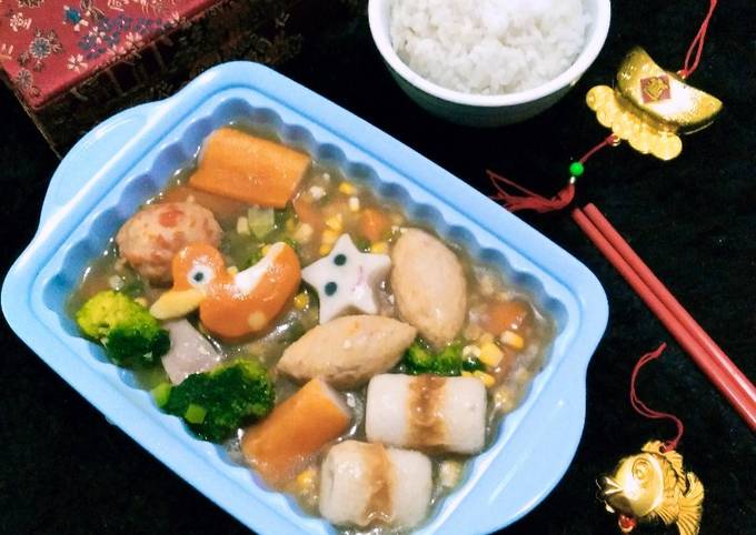 Resep Cap cay kuah kental🥗, Lezat