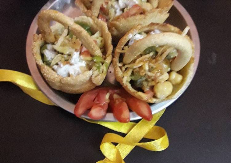Simple Way to Prepare Super Quick Homemade Basket chaat