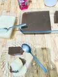 Puding cokelat fla keju