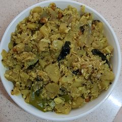 A picture of Green salad fry.