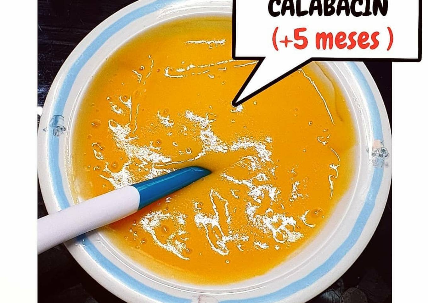 Ideas para bebés/ puré de calabaza