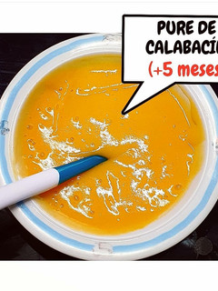 Una foto de Ideas para bebés/ puré de calabaza