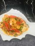 Sudado de salmón con langostinos!