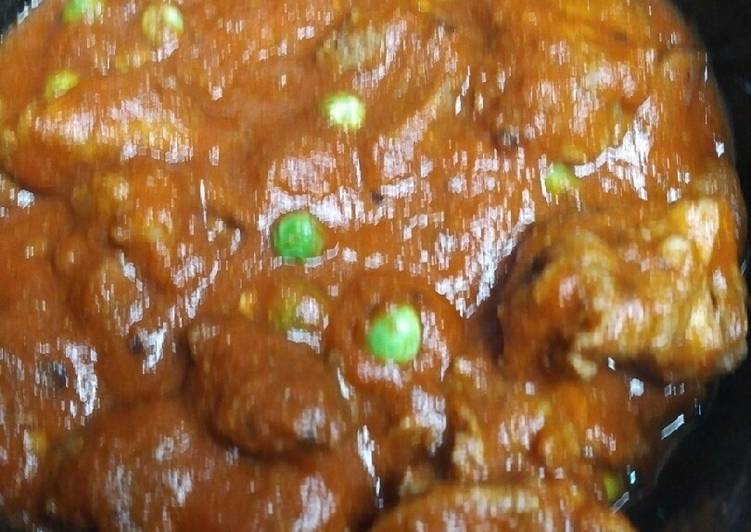 Panfried Pork and Pea Chili