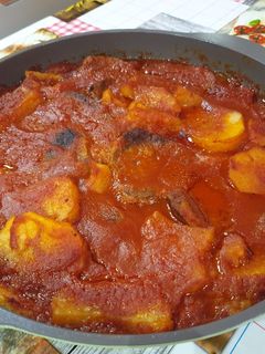 صورة لوصفة صينية بطاطس باللحمه