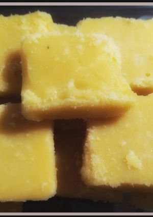 A picture of Soft mysore pak.