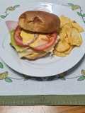 172. Bocata de pollo con salsa de mostaza y miel