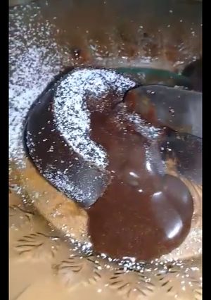 Foto resep Simple Cake Lava No Mixer. anti gagal
