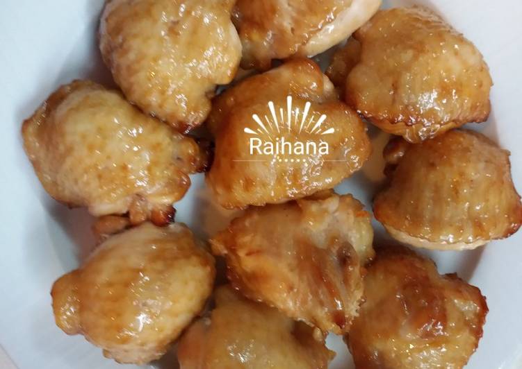 Resep Chiken wings stuffed with mashed cuttlefish, Lezat Sekali