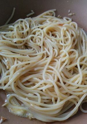 Foto de Spaguetti alho e óleo