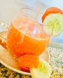 JUGO DETOX HIDRATANTE DE 🥕ZANAHORIA 🥕 Y 🥒PEPINO🥒