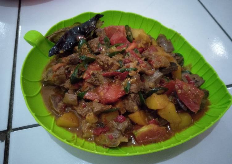 Langkah Mudah untuk Menyiapkan Ati ampela kentang saus tiram Anti Gagal