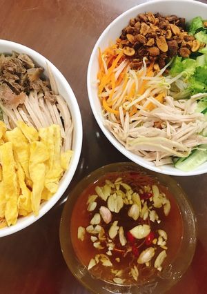 Hình của món Bún trộn ngày hè.