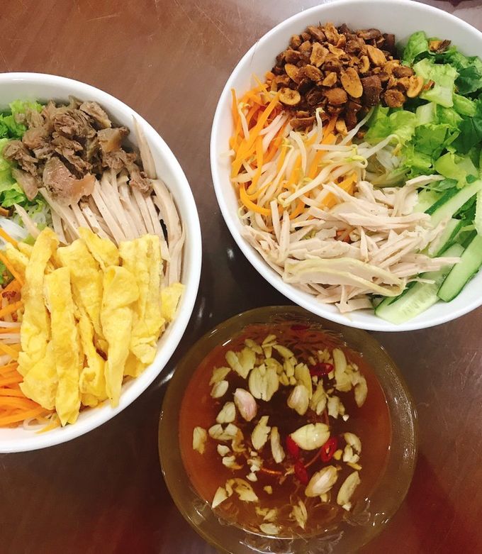 Hình của món Bún trộn ngày hè.