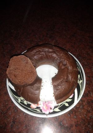 Una foto de Bizcochuelo de avena y chocolate