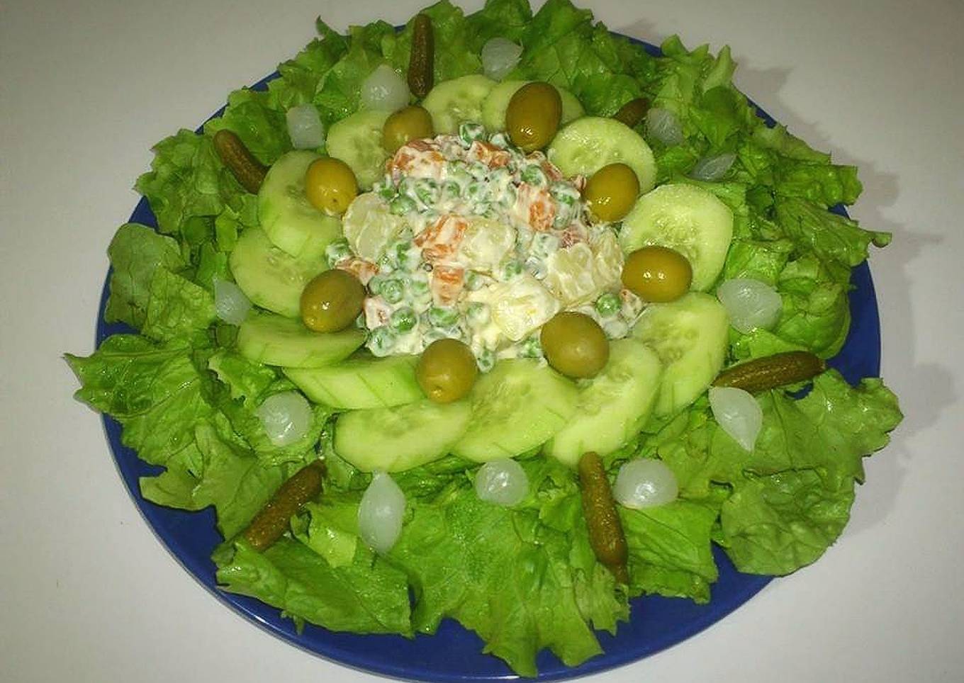 Macédoine sur son lit vert 🍴