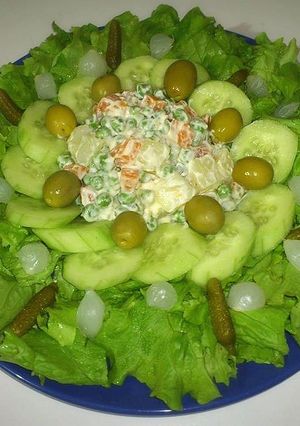 Une photo de Macédoine sur son lit vert 🍴