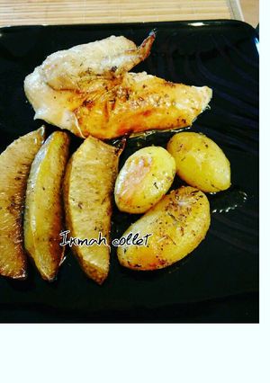 Foto resep Ayam panggang sukun & kentang
